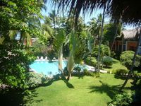 Garden and pool of the Hotel LA RESIDENCIA DEL PASEO - Las Terrenas - Dominican Republic